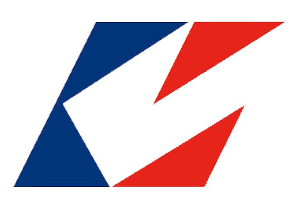 Logo 'Keter Sport Body Shaping Equipment': blue and red triangular chevron shapes forming an abstract angular letter K.